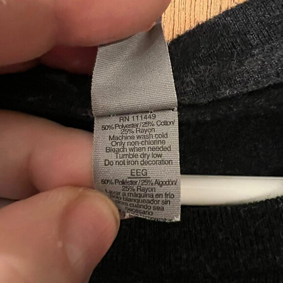 Size 2X - Magnolia - Dark Gray/Black Short Sleeve Promotional T-Shirt - Picture 5 of 7